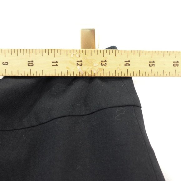 Womens Skirt Size 6 Black Wool Mini Straight Pencil Stretch Casual Petite CINTAS - Picture 3 of 8